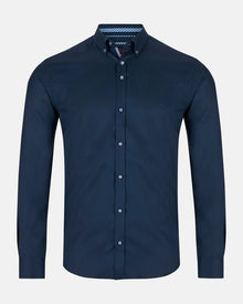 Andre Rhine Long Sleeve Casual Shirt - Navy