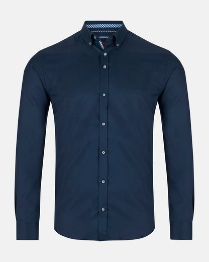 Andre Rhine Long Sleeve Casual Shirt - Navy