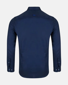 Andre Rhine Long Sleeve Casual Shirt - Navy