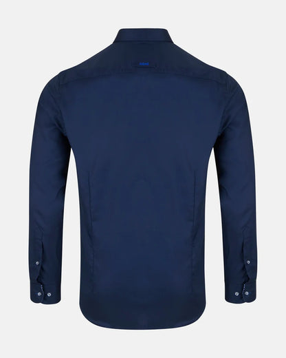Andre Rhine Long Sleeve Casual Shirt - Navy