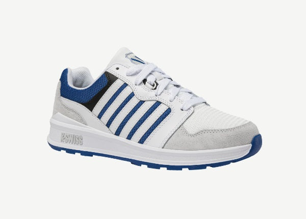 K-Swiss Rival Trainer - White/ Classic Blue/ Lunar Rock