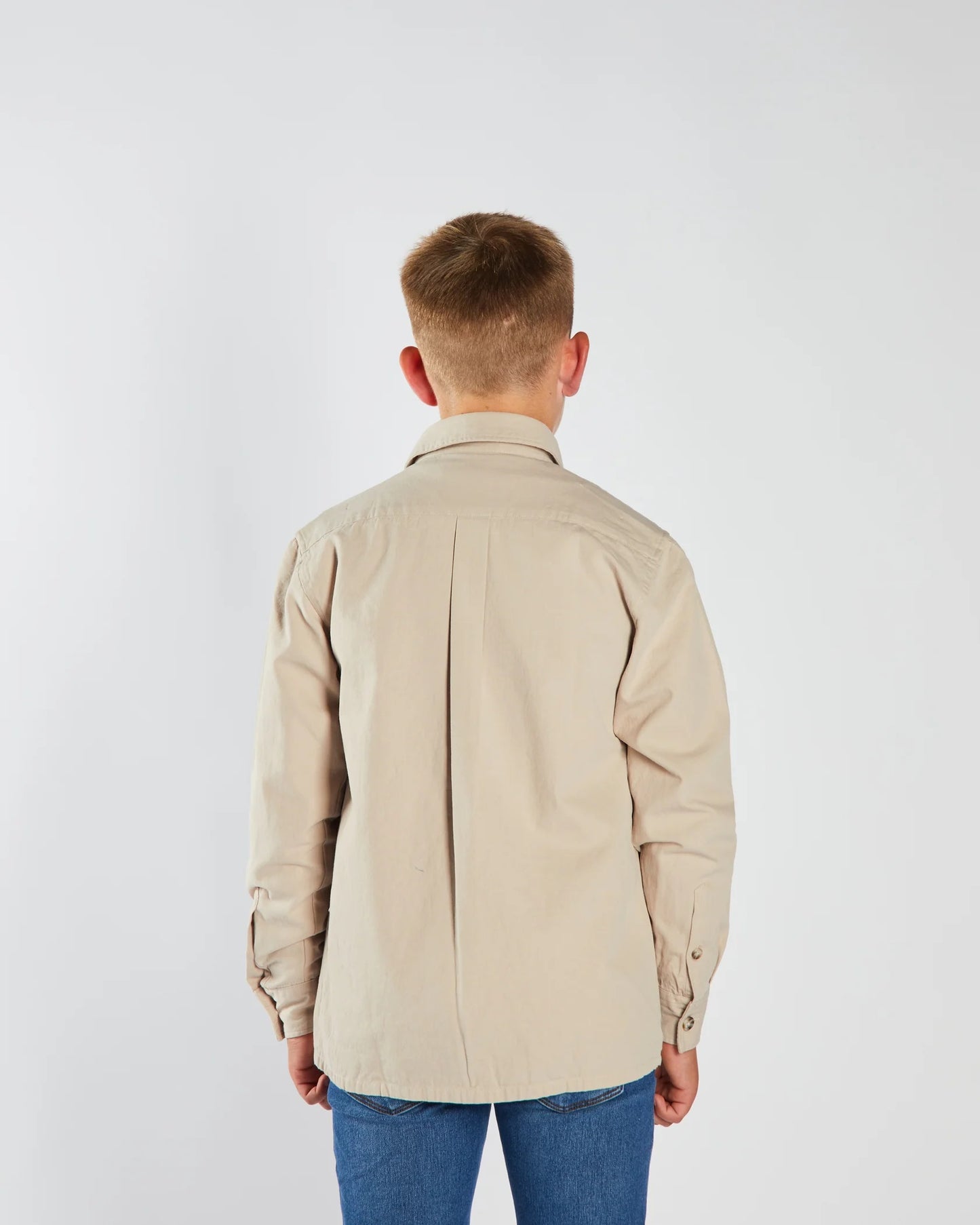 Boys Diesel Rowan Over Shirt - Sand