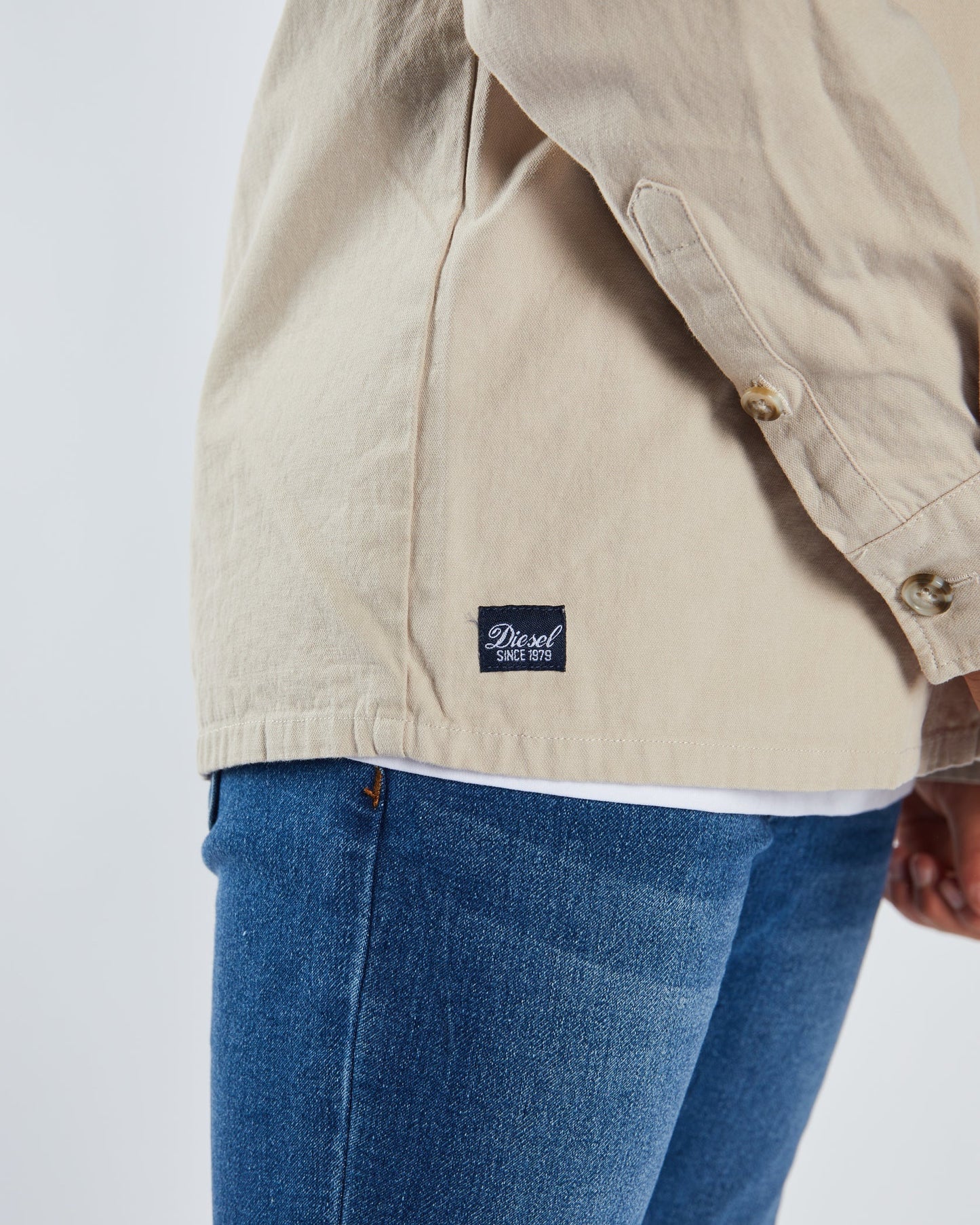 Boys Diesel Rowan Over Shirt - Sand