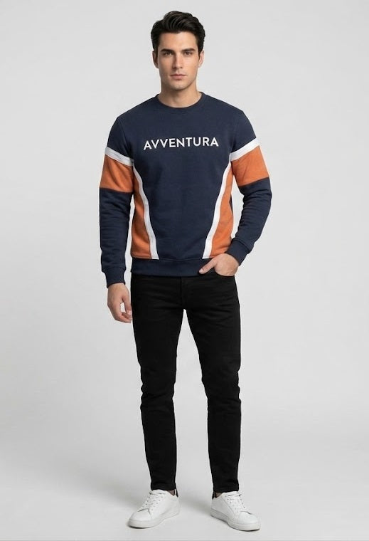 Avventura Therma Crew Neck Sweatshirt 310 - Navy