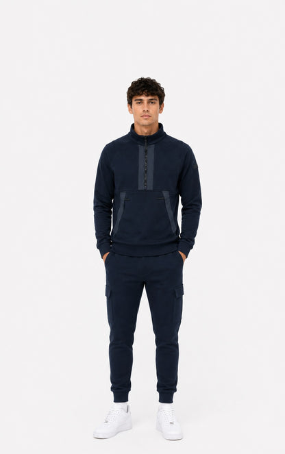 Avventura Therma Heat Half Zip Sweatshirt 605 - Navy