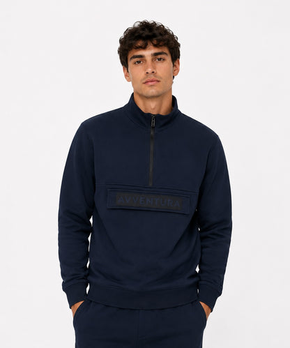 Avventura Therma Heat Half Zip Sweatshirt 610 - Navy