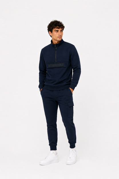 Avventura Therma Heat Half Zip Sweatshirt 610 - Navy