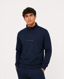 Avventura Therma Heat Half Zip Sweatshirt 611 - Navy