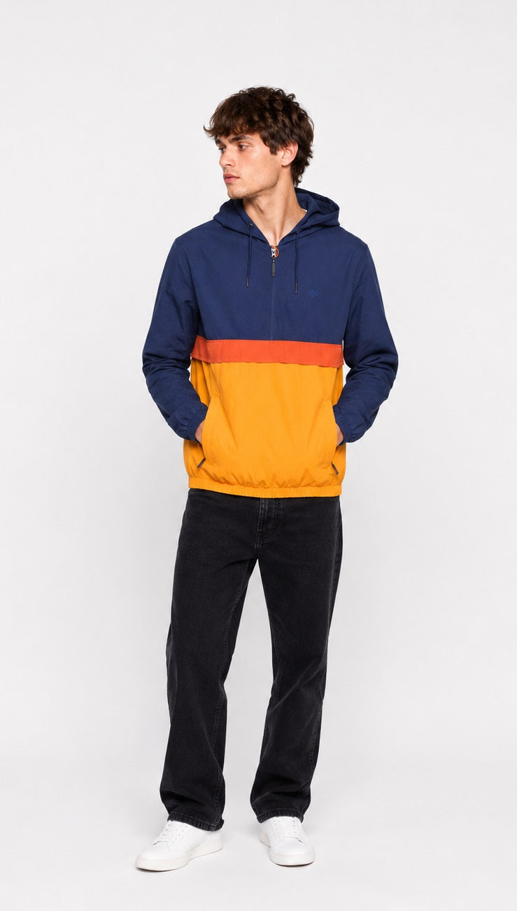 Avventura Therma Half Zip Jacket 813 - Navy/Orange