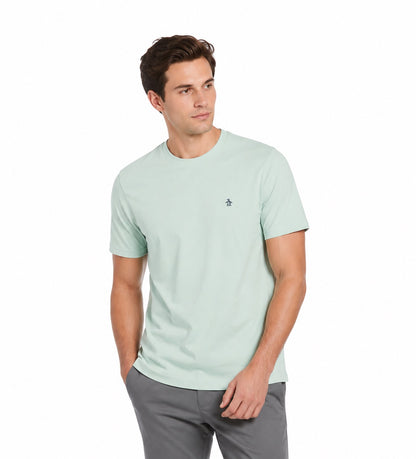 Original Penguin Embroidred Pete T-Shirt - Silt Green