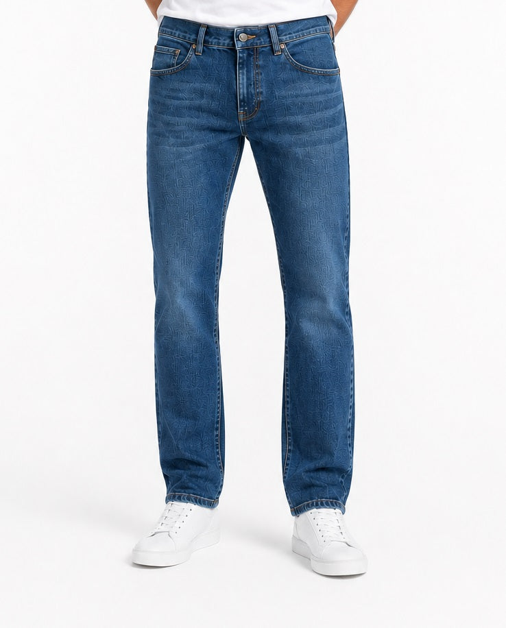 White Label Sullivan Straight Fit Stretch Jean - Mid Blue