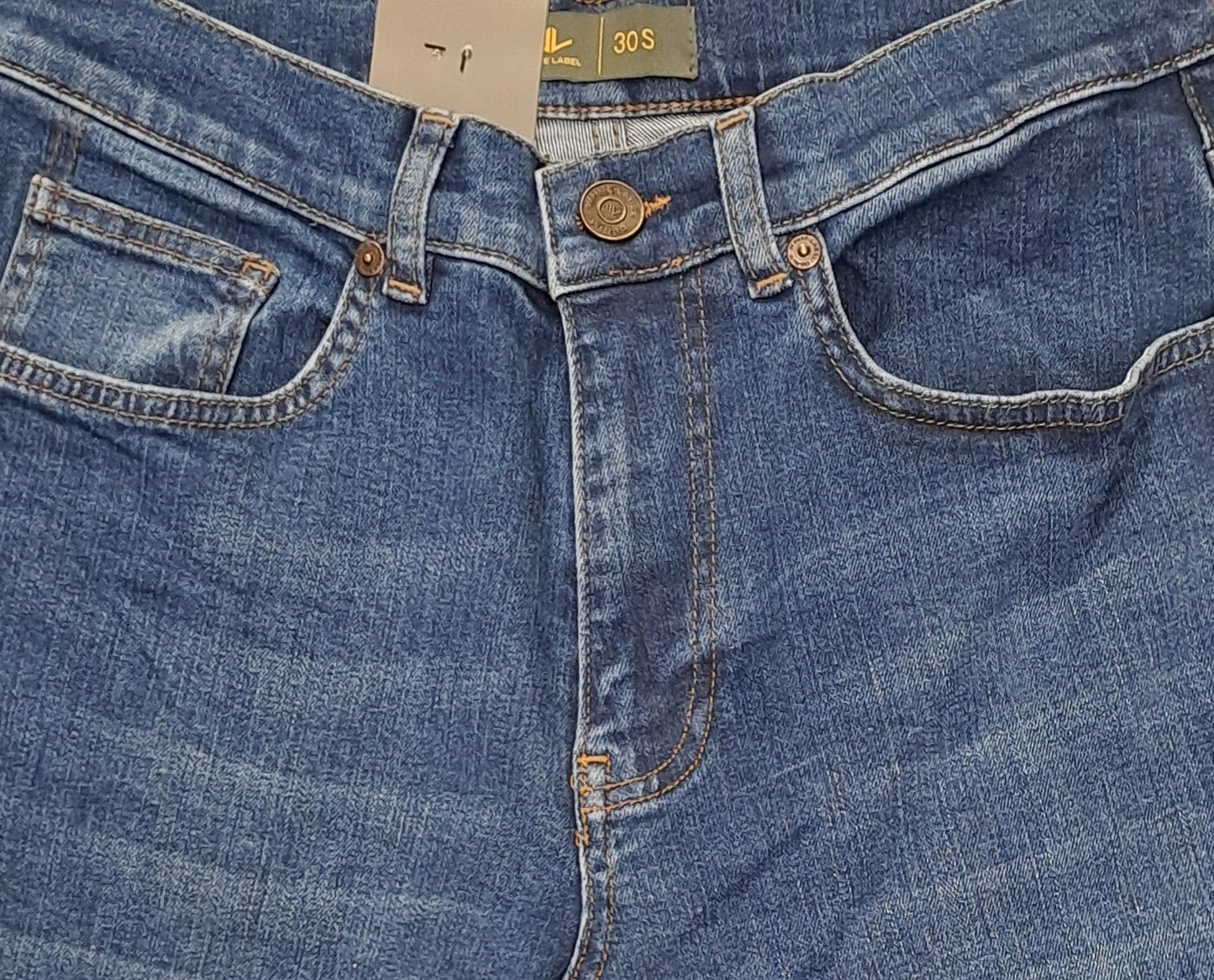 White Label Sullivan Straight Fit Stretch Jean - Mid Blue