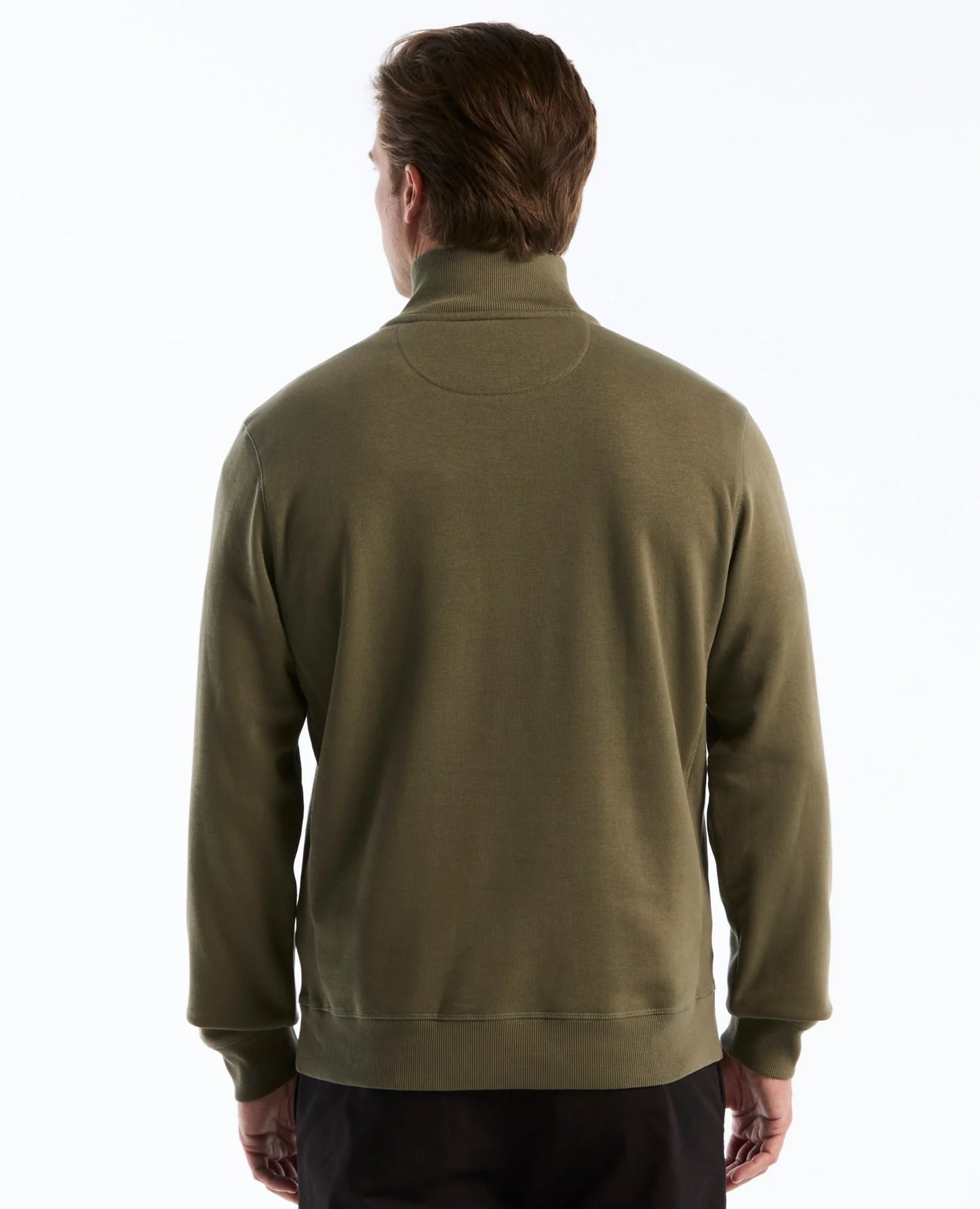 Original Penguin Sticker Pete Half Zip Sweatshirt - Dusty Olive