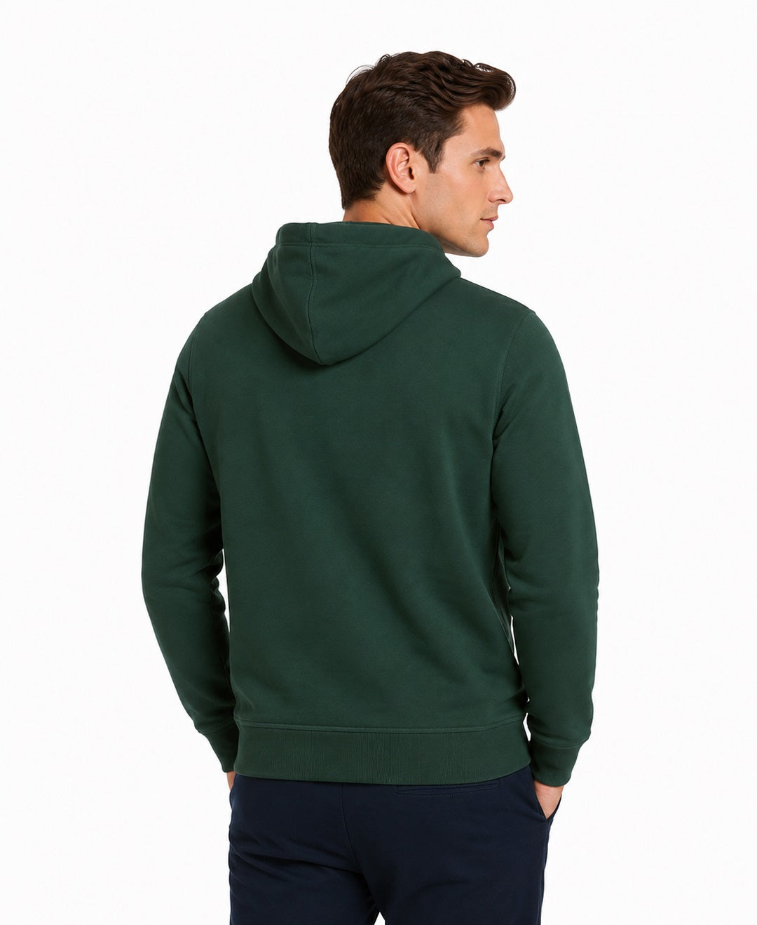 Original Penguin Sticker Pete Pullover Fleece Hoodie - Sycamore
