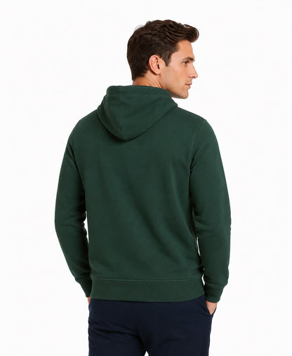 Original Penguin Sticker Pete Pullover Fleece Hoodie - Sycamore