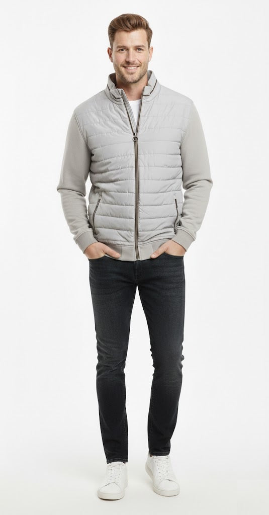 6th Sense Sammy Hybrid Jacket - Drizzle