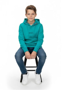 Boys Diesel Samuel Pull Over Hoodie - Teal