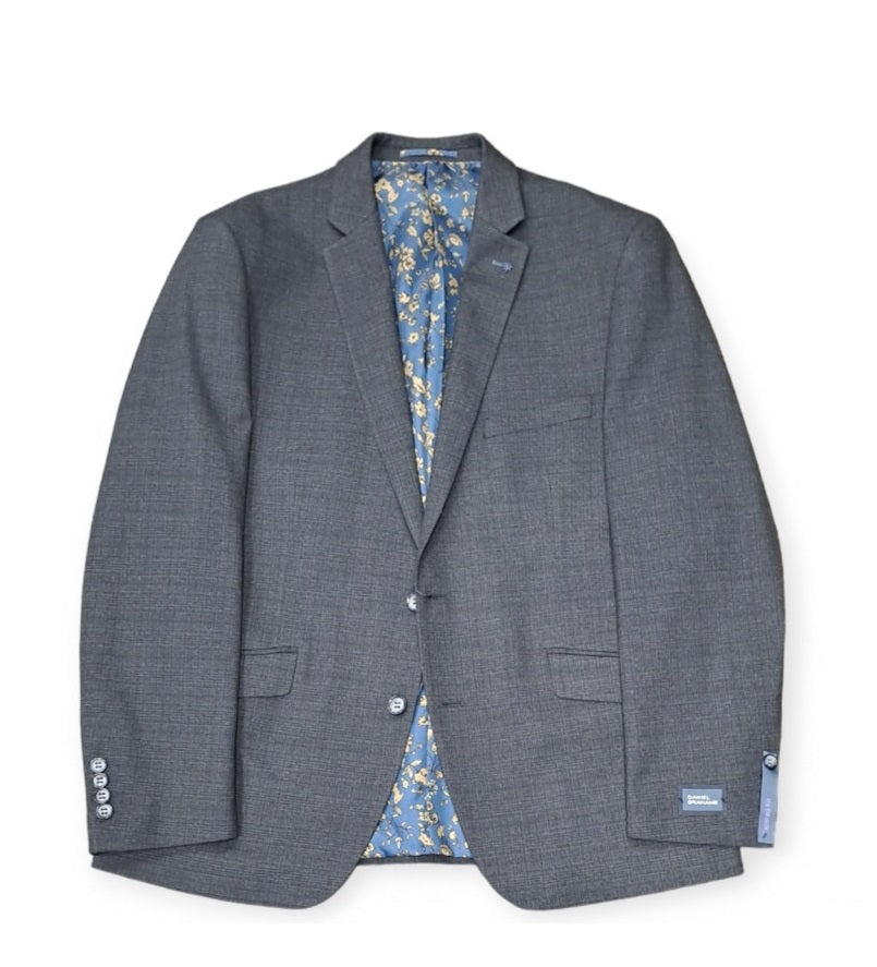 Daniel Grahame Dale Checked Sports Jacket - Navy