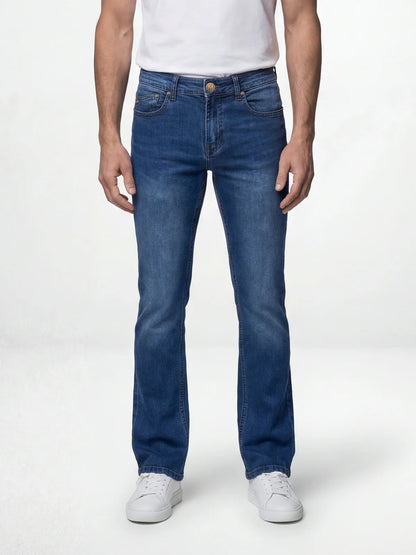 Mish Mash 1941 Seltzer Bootcut Denim Jean - Blue Black