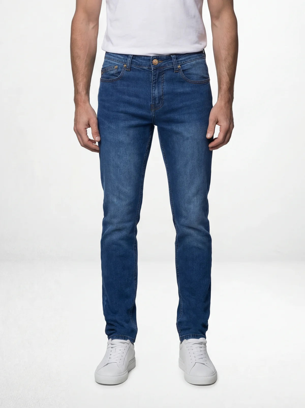 Mish Mash 1984 Seltzer Tapered Fit Denim Jean - Blue Black