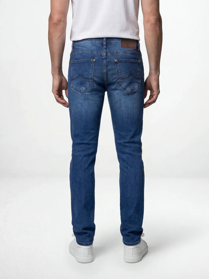 Mish Mash 1984 Seltzer Tapered Fit Denim Jean - Blue Black