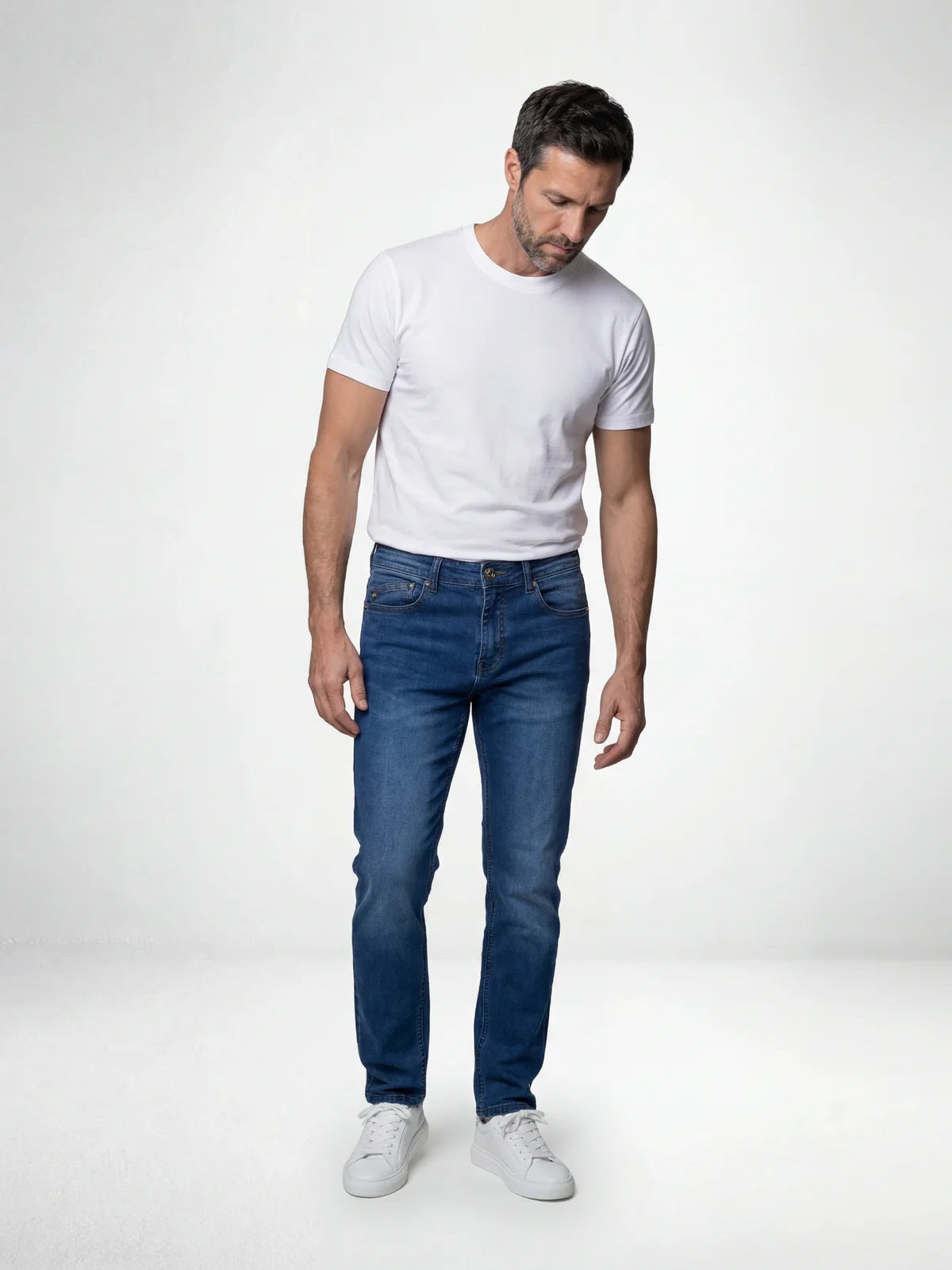 Mish Mash 1984 Seltzer Tapered Fit Denim Jean - Blue Black