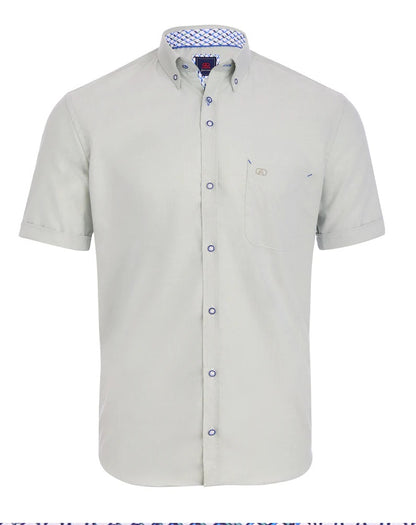 Andre Shannon Short Sleeve Oxford Shirt - Sage