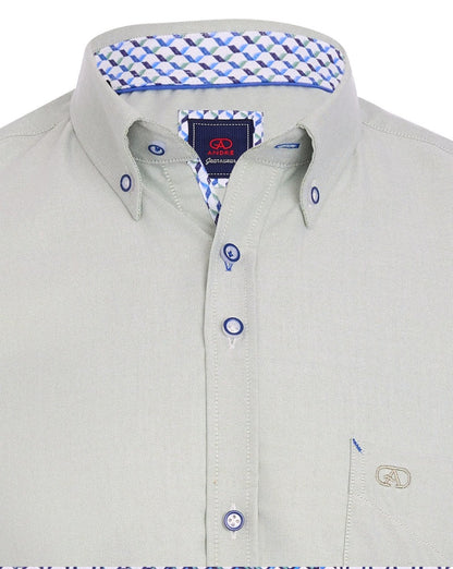 Andre Shannon Short Sleeve Oxford Shirt - Sage