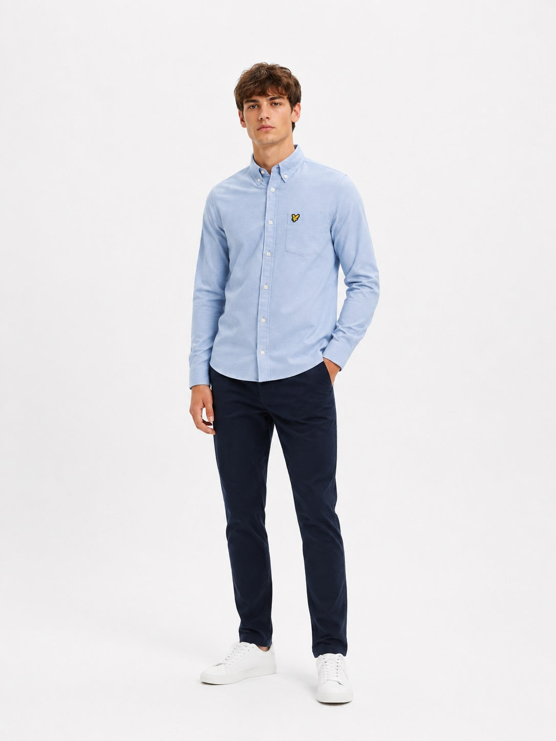 Lyle & Scott Plain Oxford Casual Shirt - Riviera