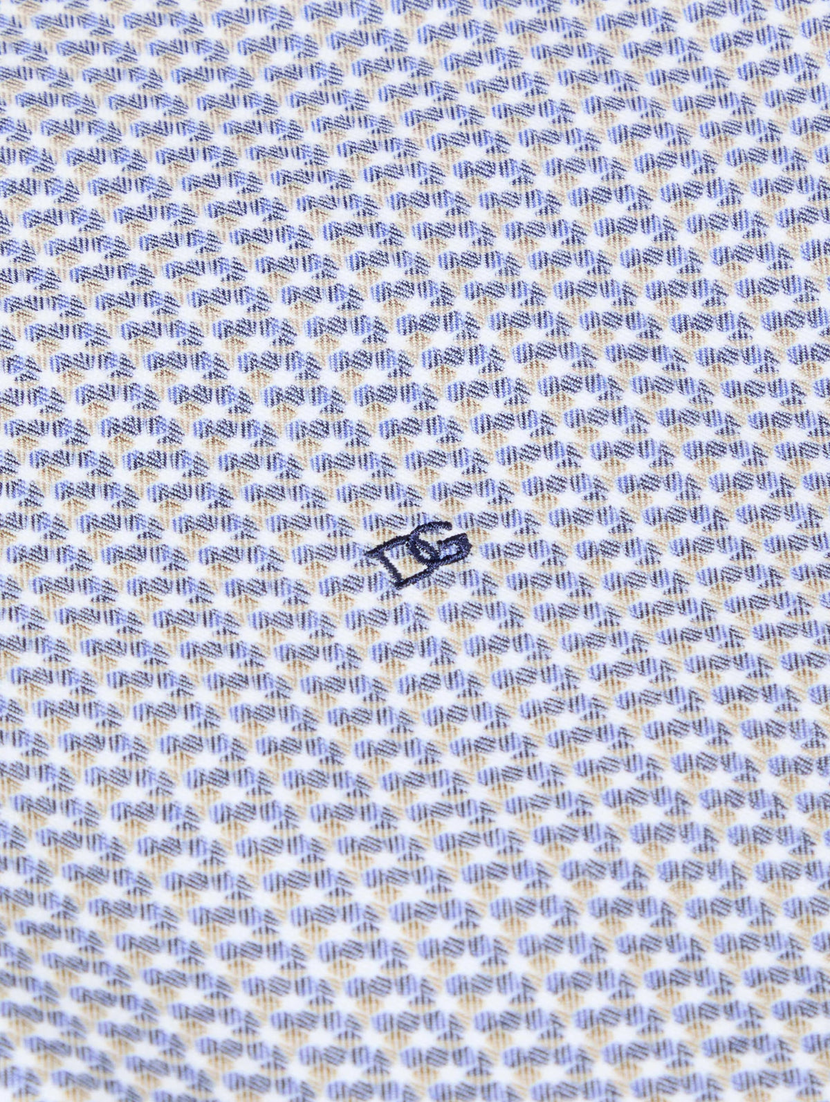 Daniel Grahame Long Sleeve Casual Shirt - Blue/Beige