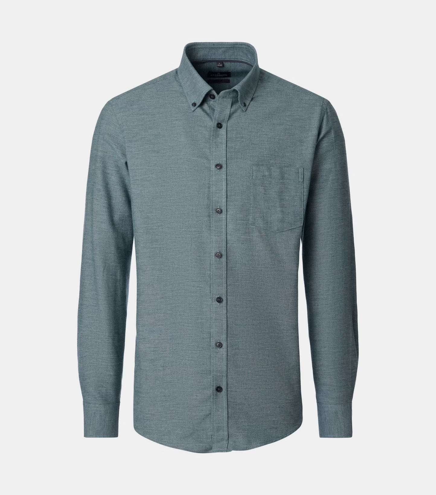 Casa Moda Long Sleeve Casual Shirt 300 - Blue/Green
