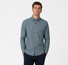 Casa Moda Long Sleeve Casual Shirt 300 - Blue/Green