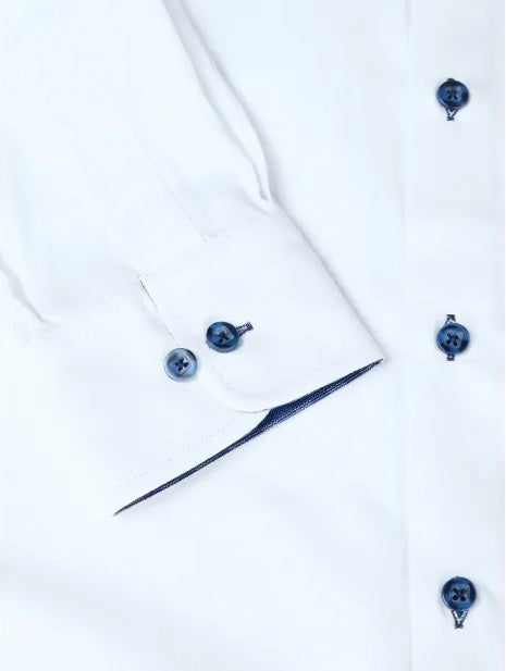 Daniel Grahame Long Sleeve Casual Shirt - White