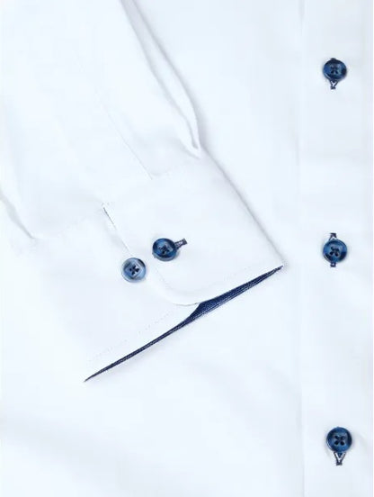 Daniel Grahame Long Sleeve Casual Shirt - White