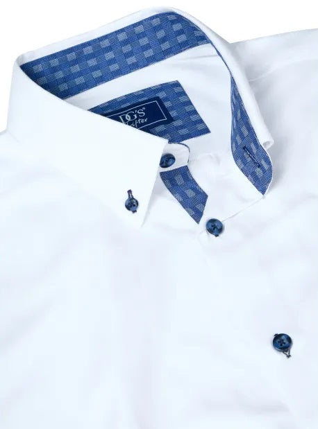 Daniel Grahame Long Sleeve Casual Shirt - White