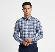 Daniel Grahame Checkered Long Sleeve Casual Shirt - Navy/White