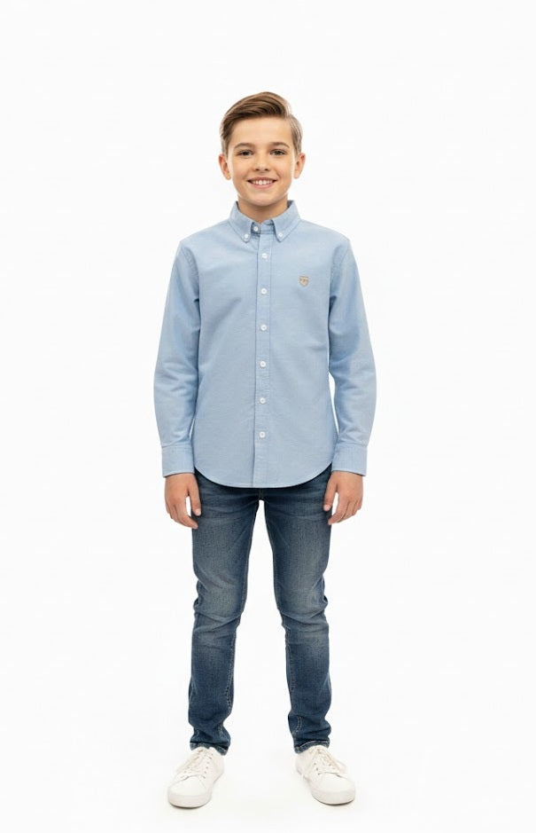 Boys XV Kings Tesoni Oxford Shirt - Aerospace
