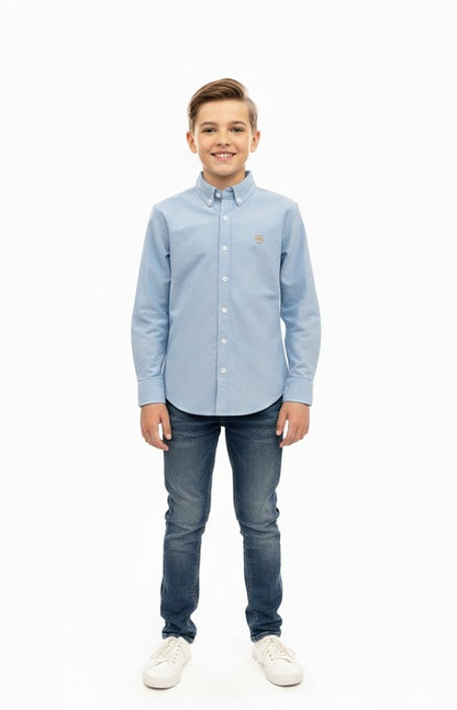Boys XV Kings Tesoni Oxford Shirt - Aerospace