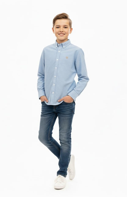 Boys XV Kings Tesoni Oxford Shirt - Aerospace