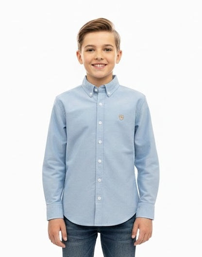Boys XV Kings Tesoni Oxford Shirt - Aerospace