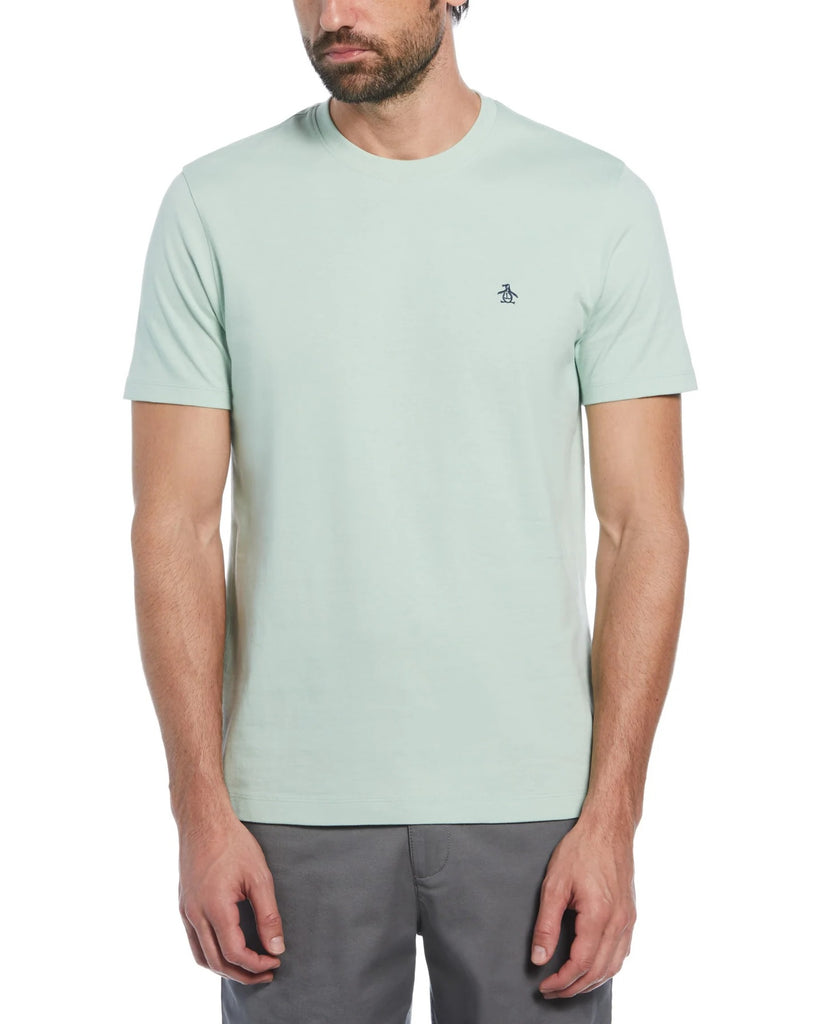 Original Penguin Embroidred Pete T-Shirt - Silt Green