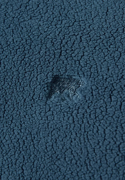 Rivet & Denim Snapper Half clip Button Fleece Sweatshirt - Ensign