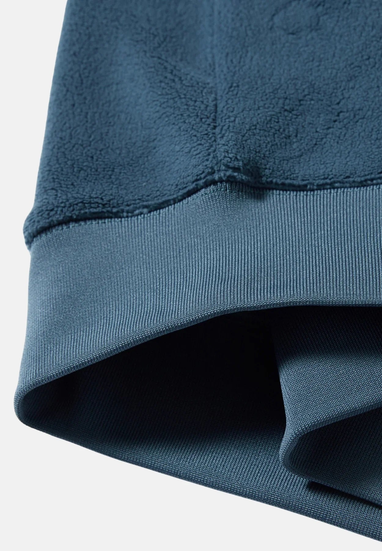 Rivet & Denim Snapper Half clip Button Fleece Sweatshirt - Ensign