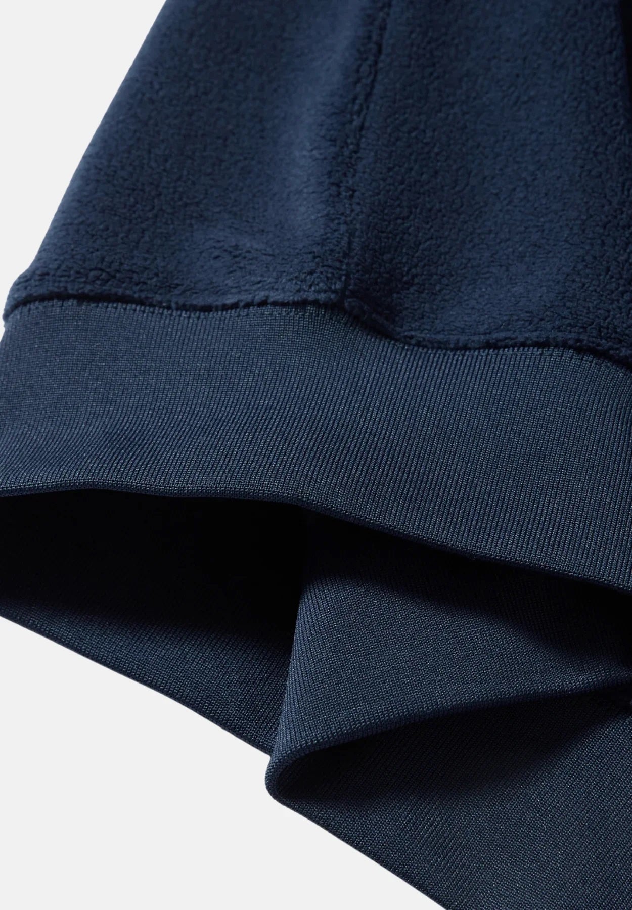 Rivet & Denim Snapper Half clip Button Fleece Sweatshirt - Navy