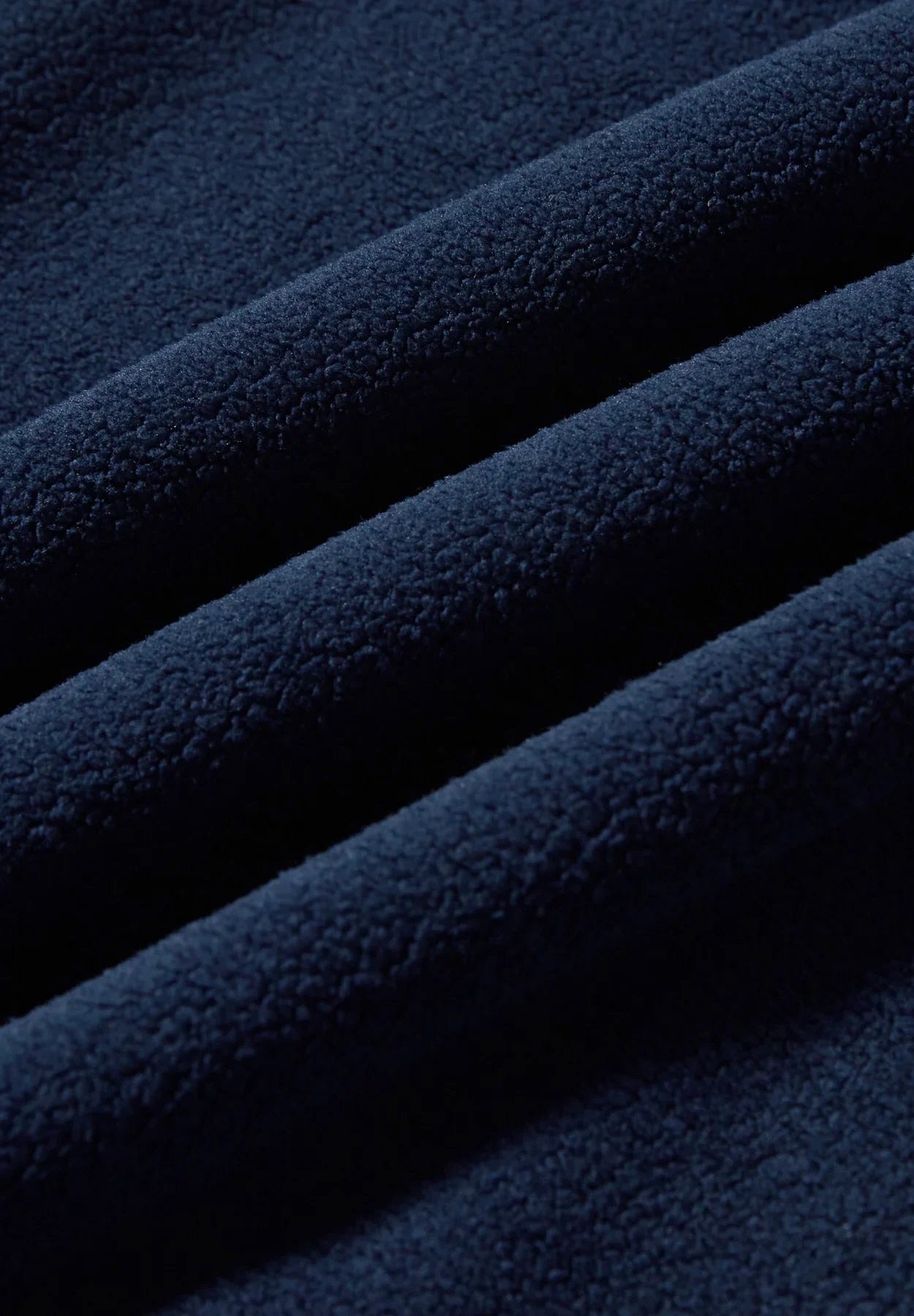 Rivet & Denim Snapper Half clip Button Fleece Sweatshirt - Navy