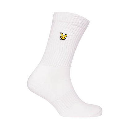 Lyle & Scott Hamilton 3 Pack Socks - White