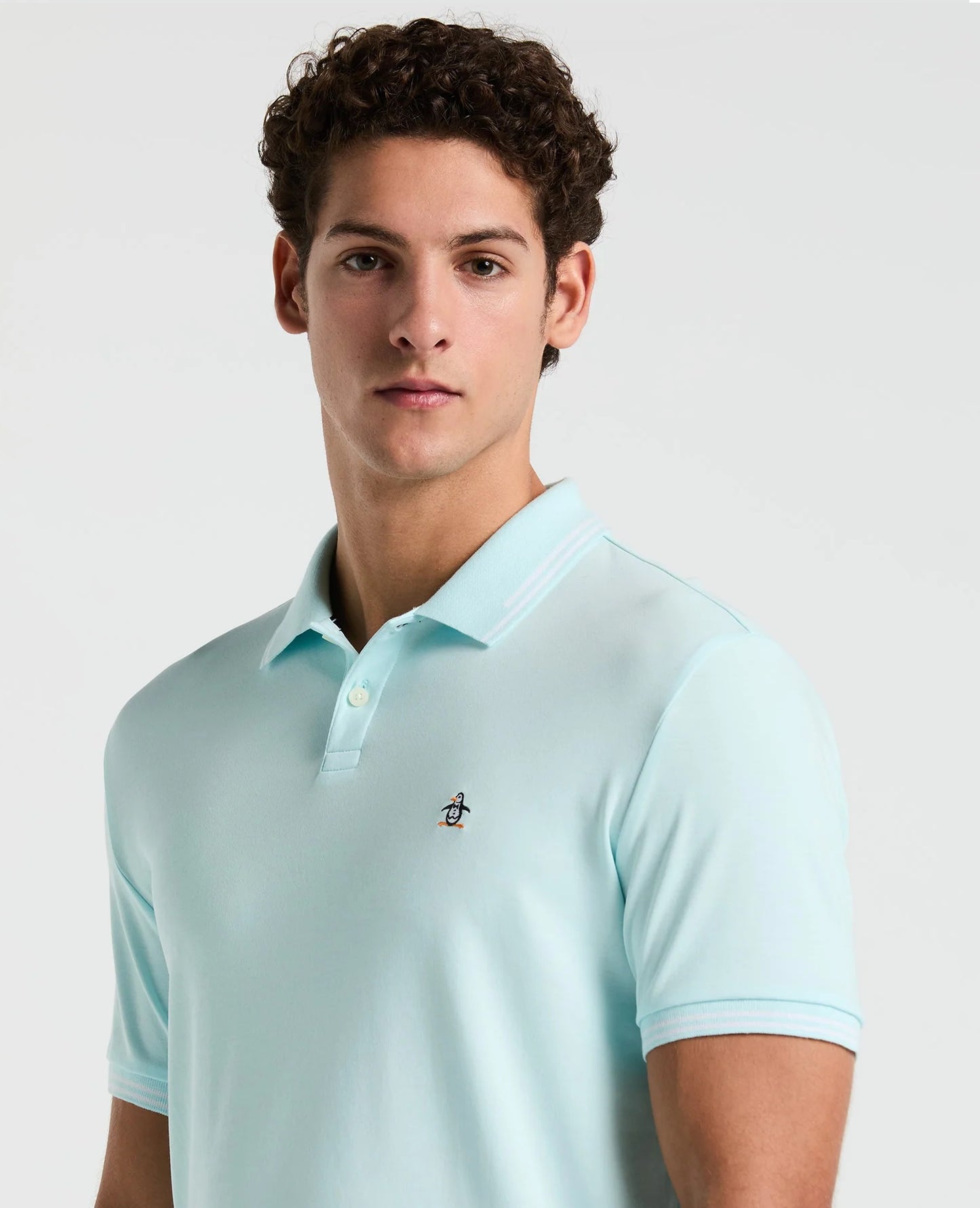 Original Penguin Icon Tipped Polo Shirt - Spa Retreat