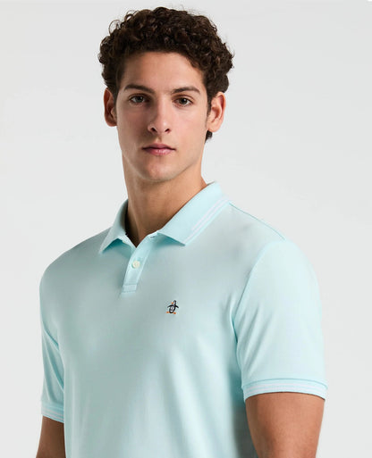 Original Penguin Icon Tipped Polo Shirt - Spa Retreat