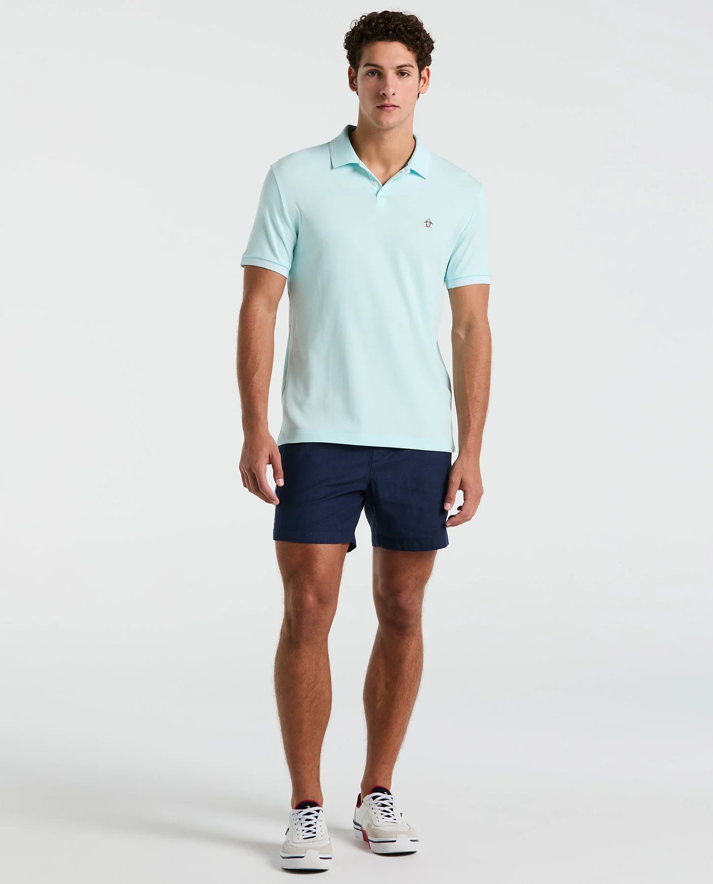 Original Penguin Icon Tipped Polo Shirt - Spa Retreat