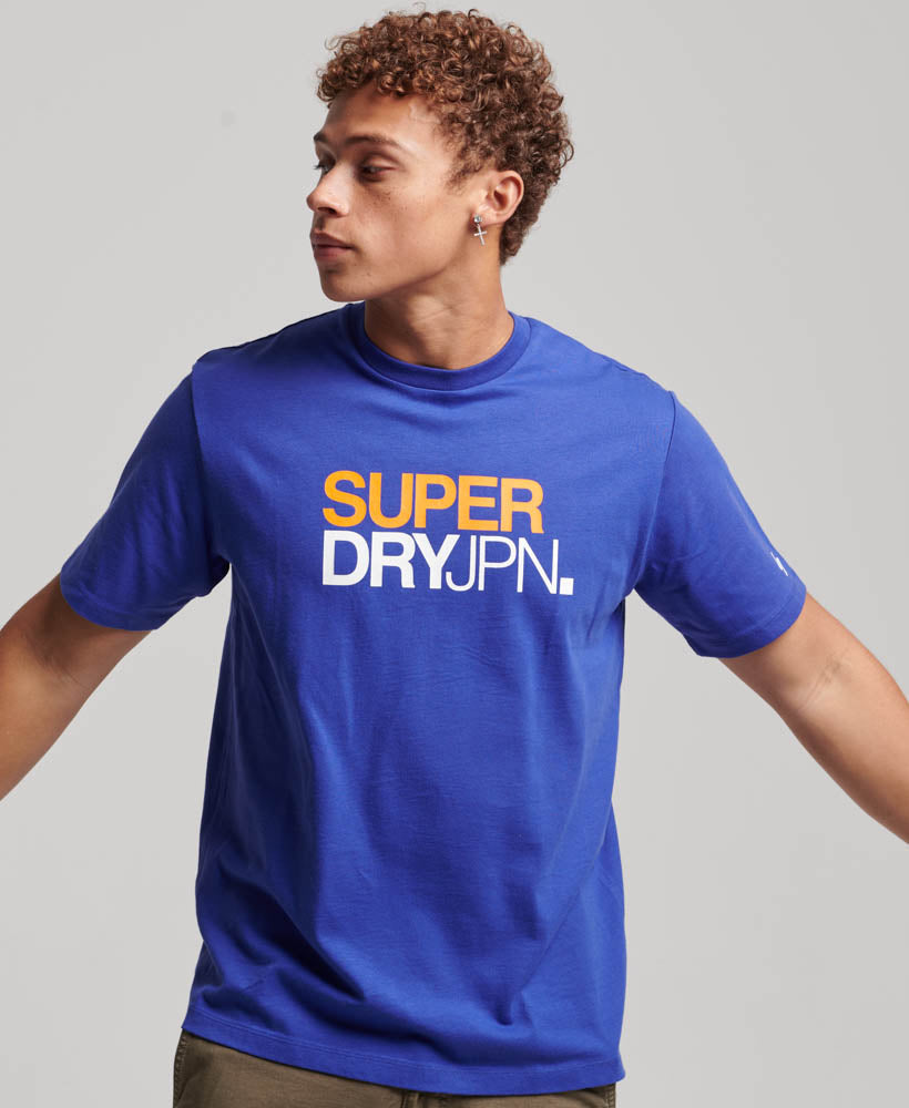 Superdry Sportswear Logo Loose T-Shirt - Elite Blue